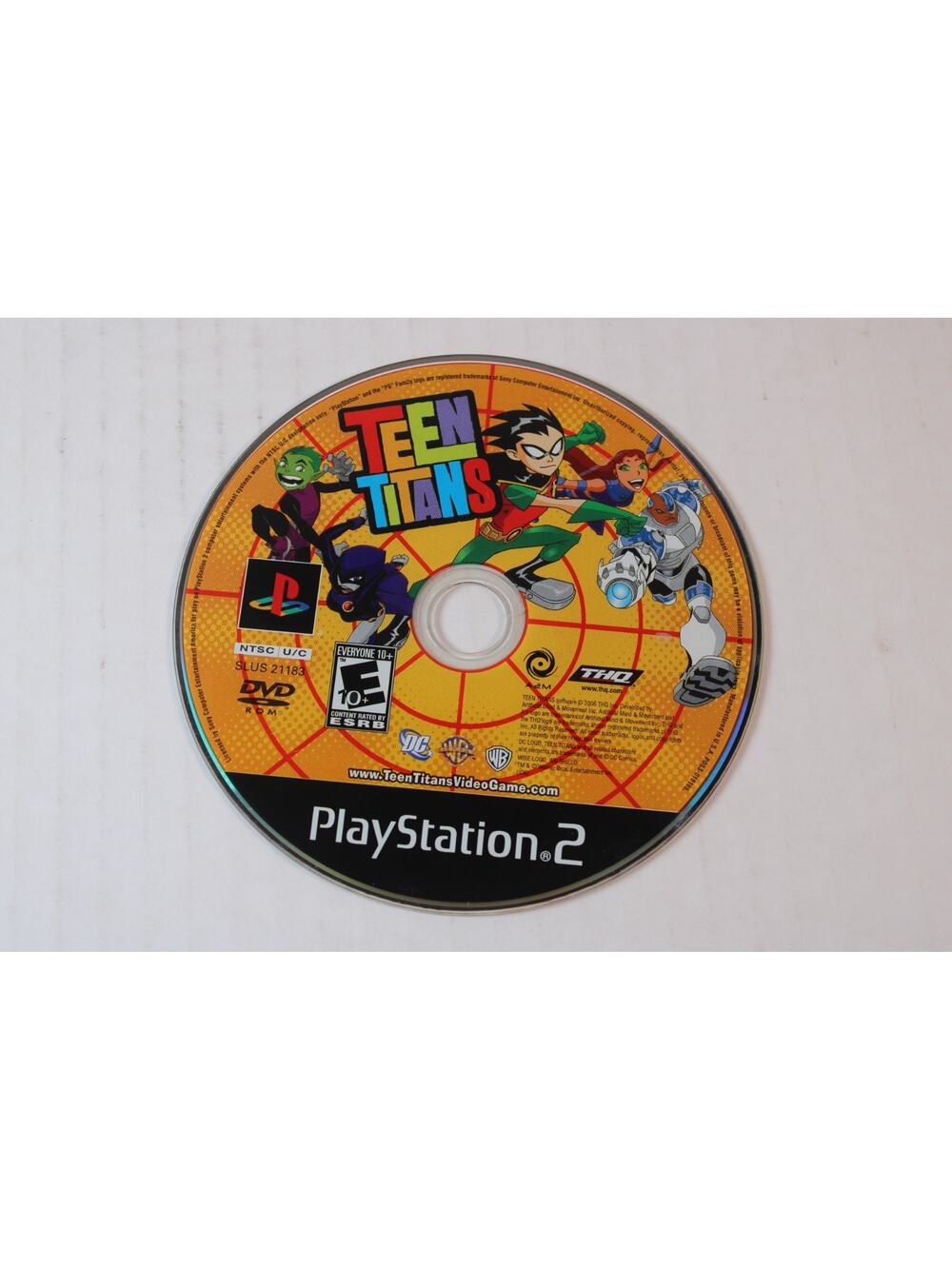 Teen Titans (Sony Playstation 2, 2006, PS2) authentic, disc only, tested/works
